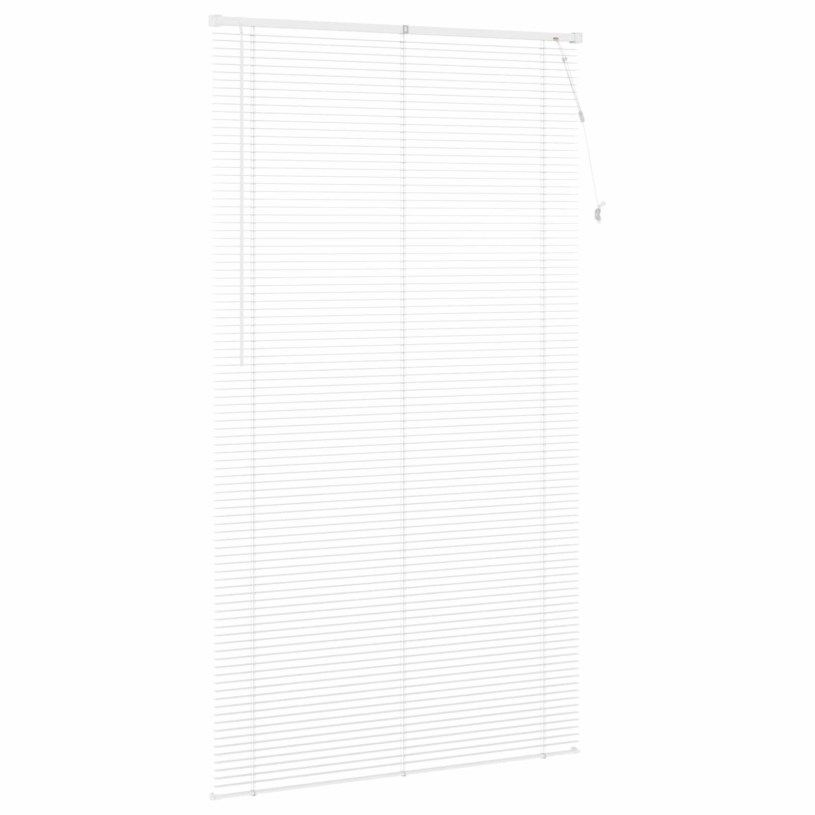 Tenda Veneziana Bianco 213 x 120 cm 25 mm PVC