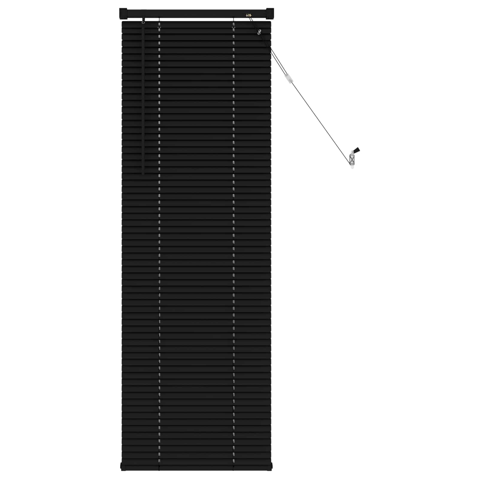 Tenda Veneziana Nero 150 x 60 cm 25 mm PVC
