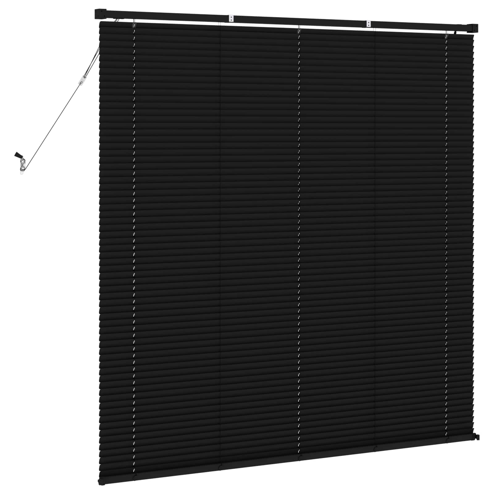 Tenda Veneziana Nero 150 x 140 cm 25 mm PVC