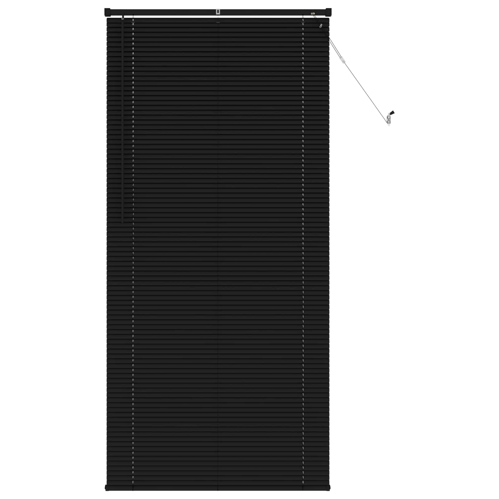 Tenda Veneziana Nero 213 x 100 cm 25 mm PVC