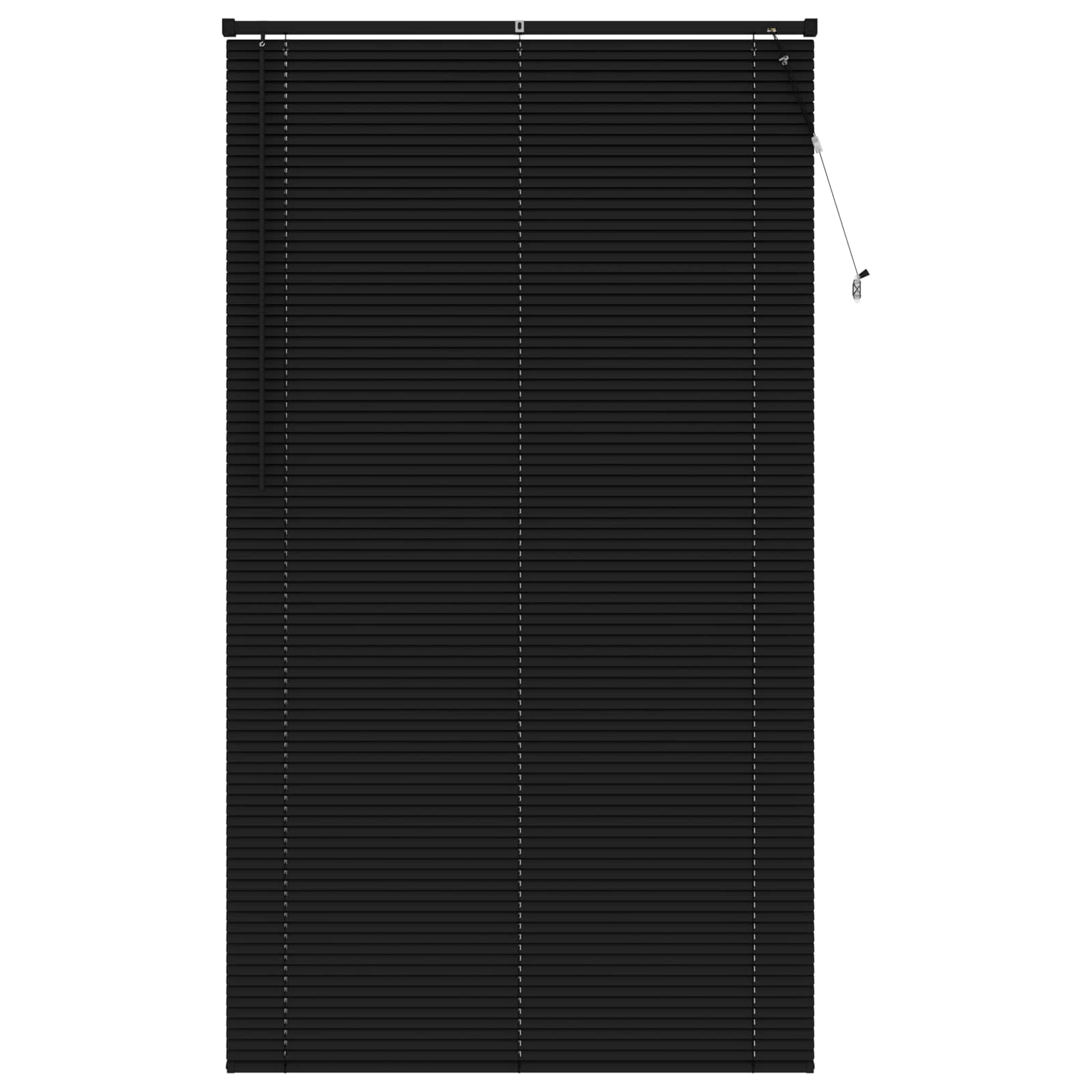 Tenda Veneziana Nero 213 x 110 cm 25 mm PVC