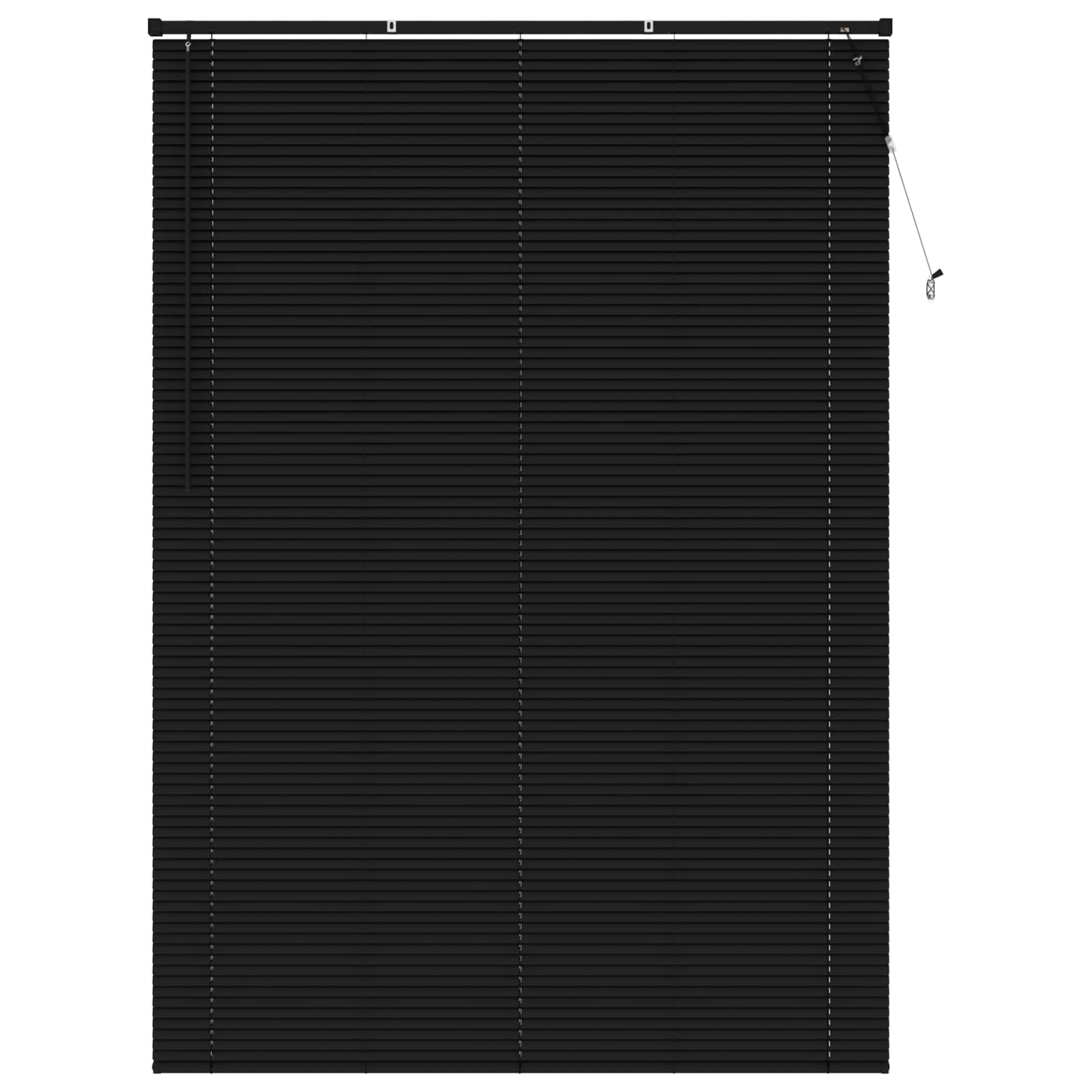 Tenda Veneziana Nero 213 x 140 cm 25 mm PVC