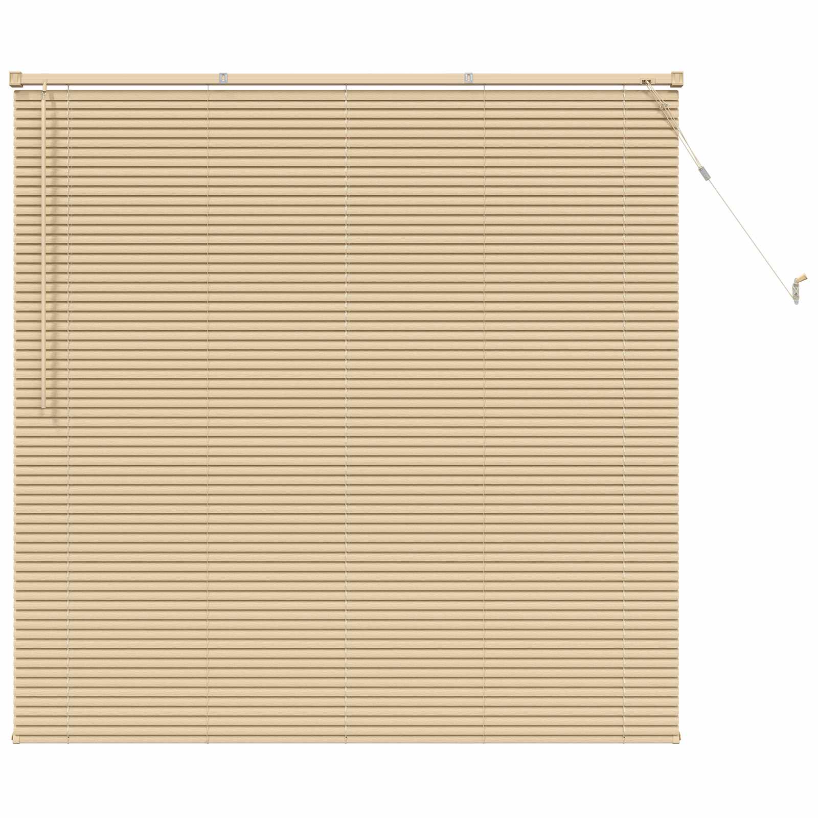 Tenda Veneziana Marrone Chiaro con Motivo 150 x 160 cm 25 mm