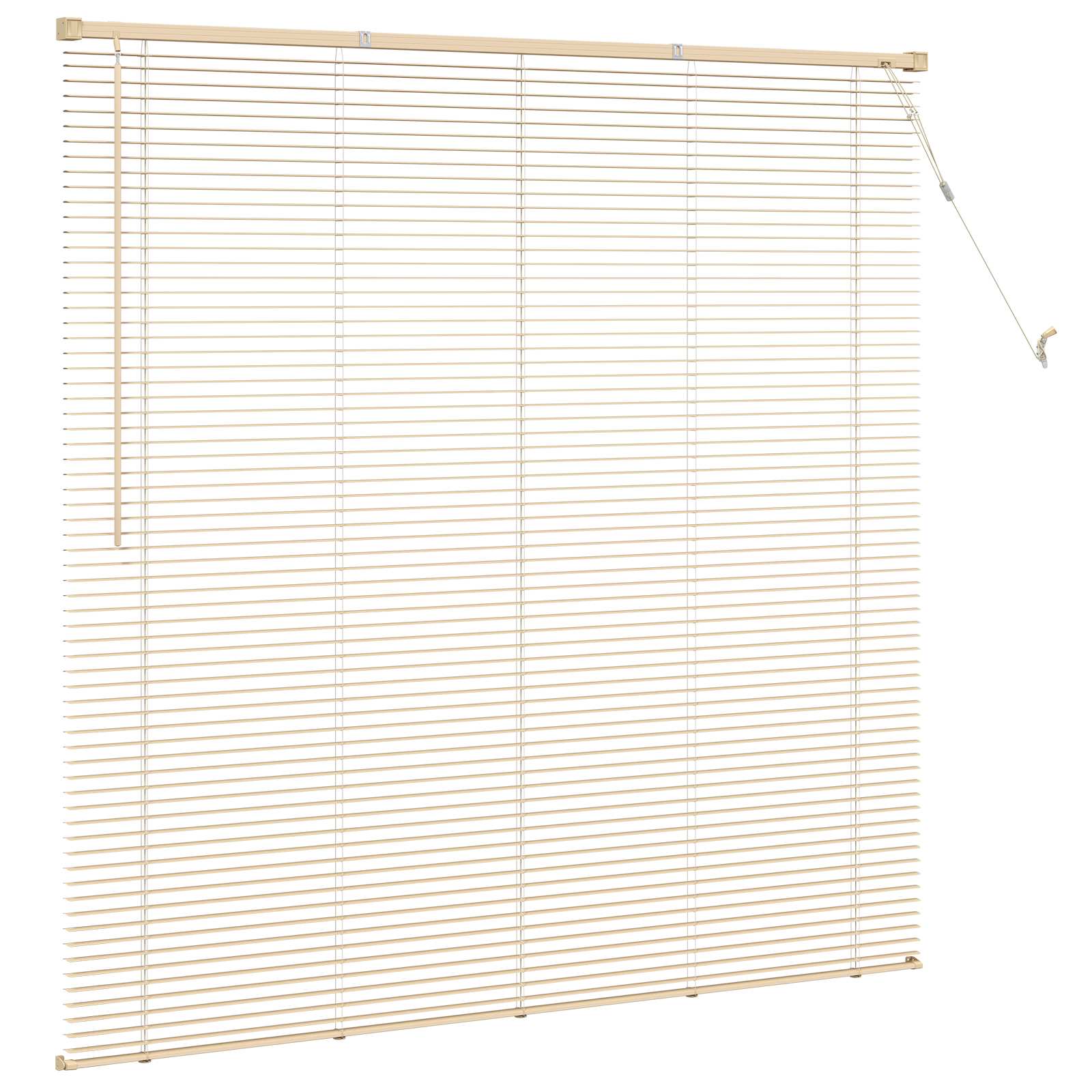 Tenda Veneziana Marrone Chiaro con Motivo 150 x 160 cm 25 mm