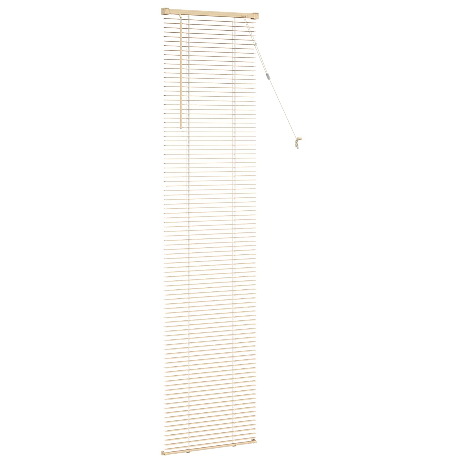 Tenda Veneziana Marrone Chiaro con Motivo 213 x 40 cm 25 mm PVC