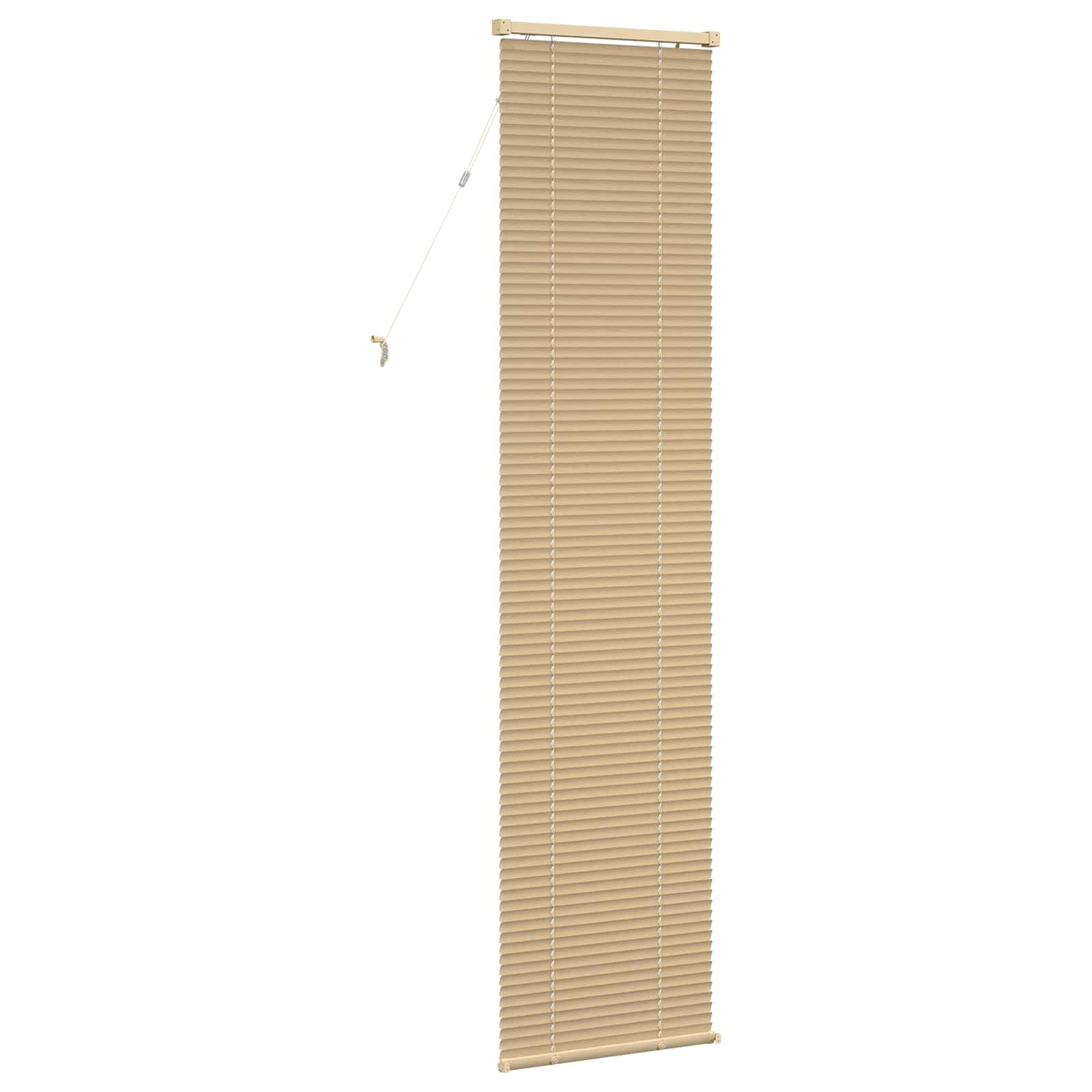 Tenda Veneziana Marrone Chiaro con Motivo 213 x 40 cm 25 mm PVC
