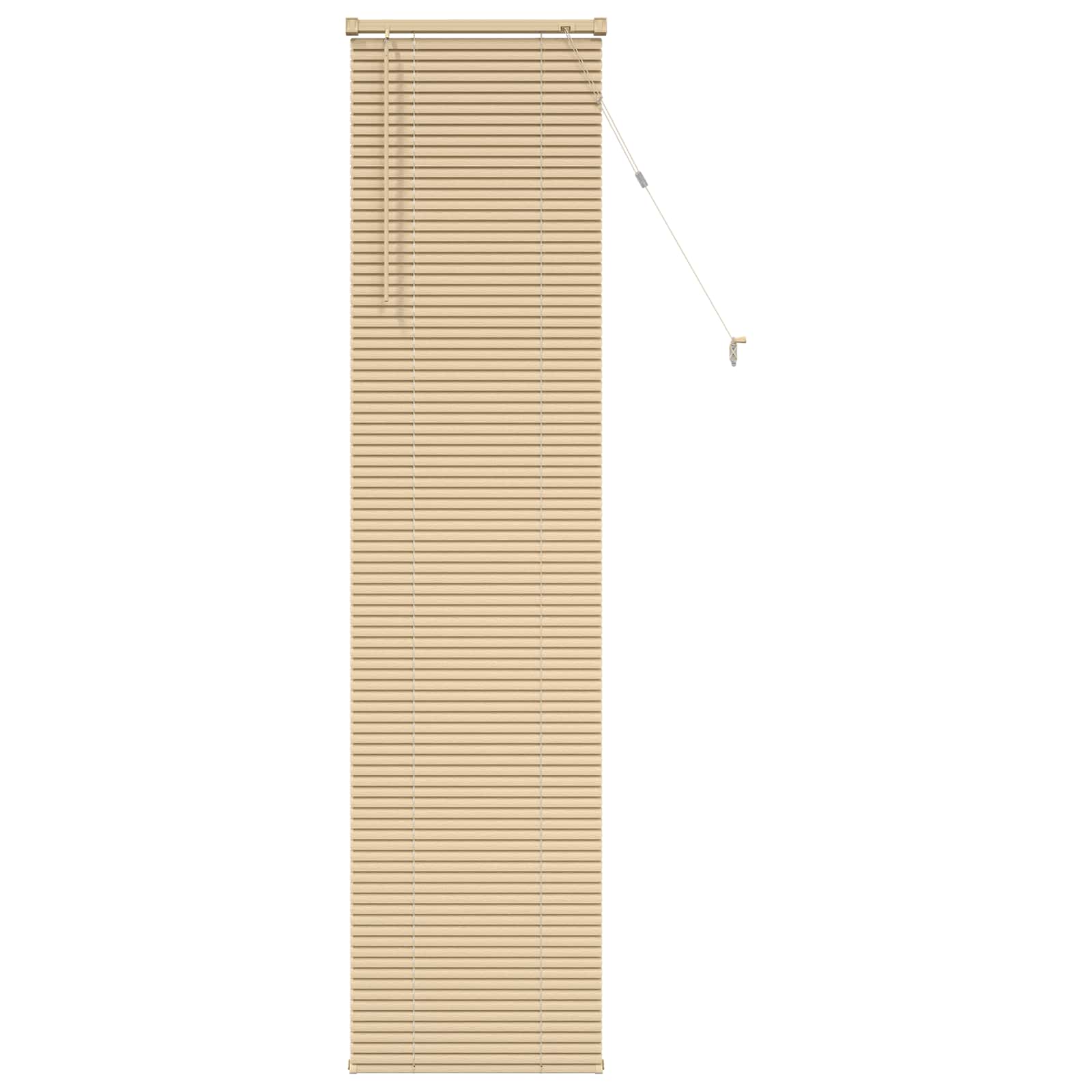 Tenda Veneziana Marrone Chiaro con Motivo 213 x 50 cm 25 mm PVC