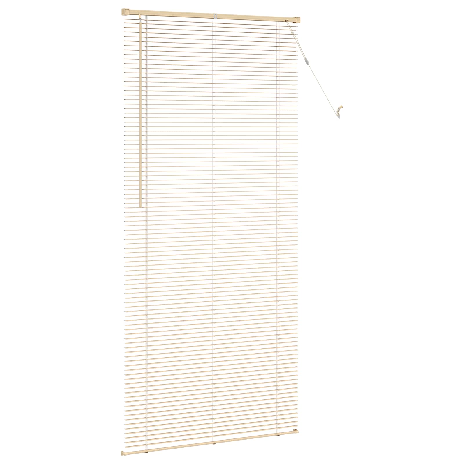 Tenda Veneziana Marrone Chiaro con Motivo 213 x 70 cm 25 mm PVC