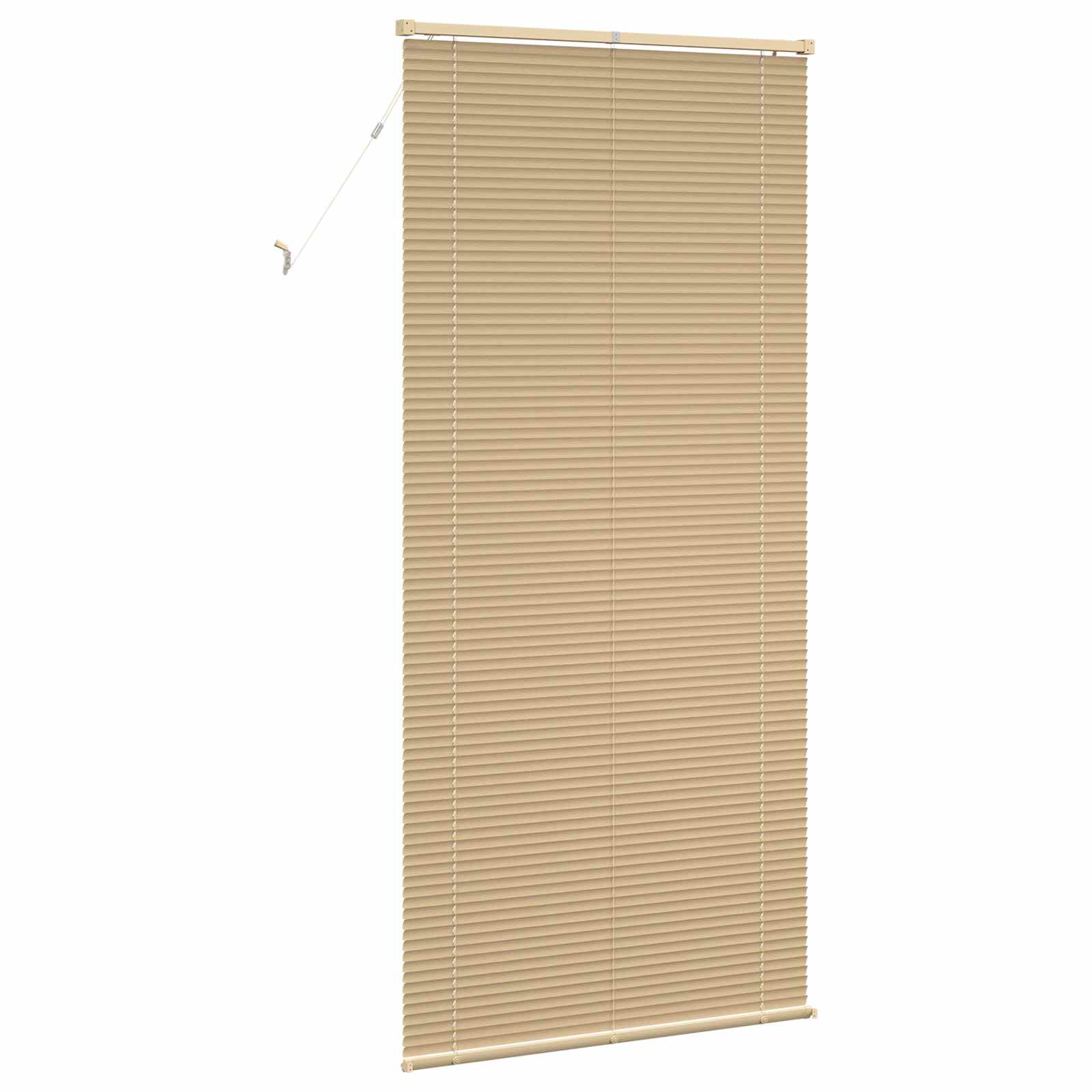 Tenda Veneziana Marrone Chiaro con Motivo 213 x 70 cm 25 mm PVC