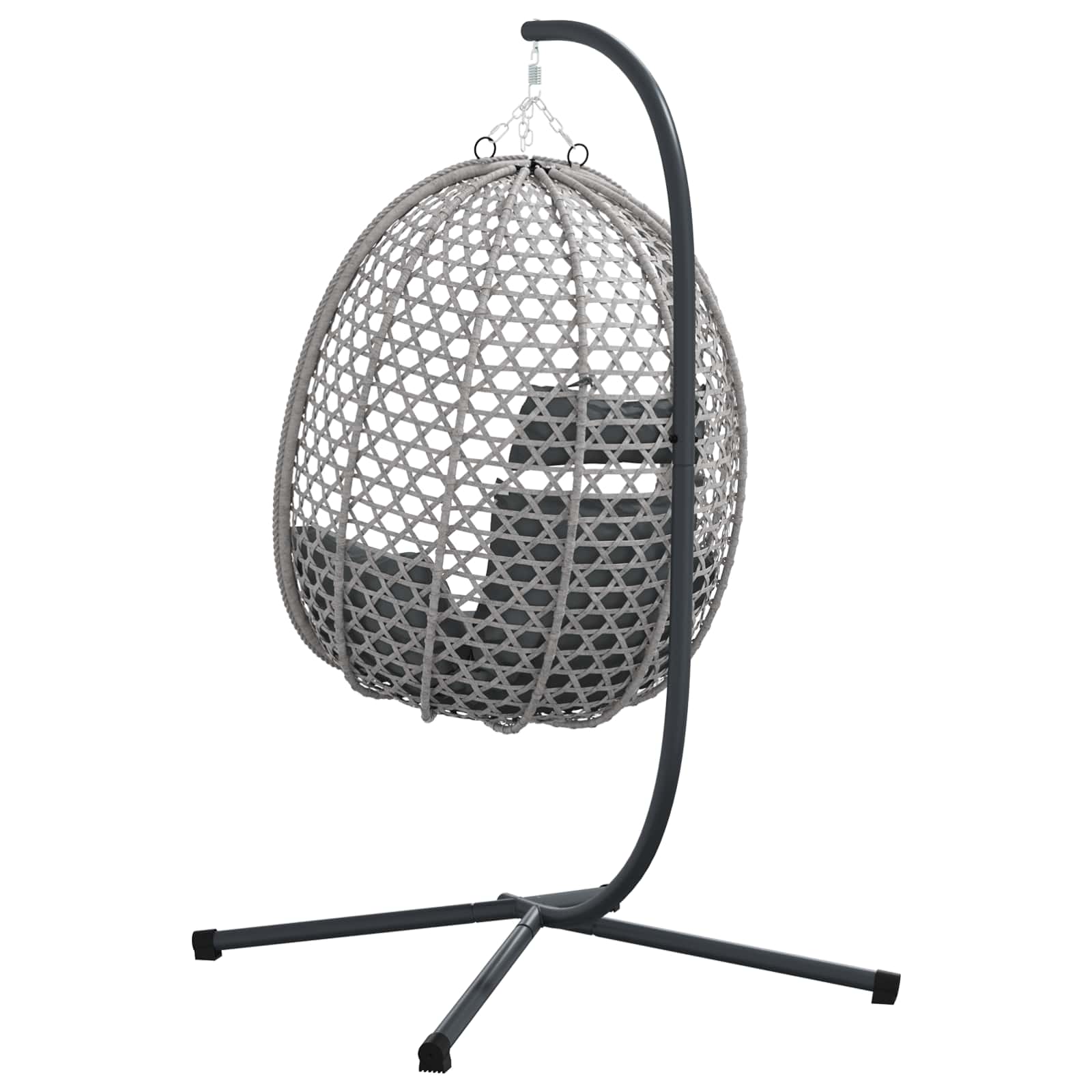 Sedia uovo sospesa polyrattan 104 x 100 x 191 cm