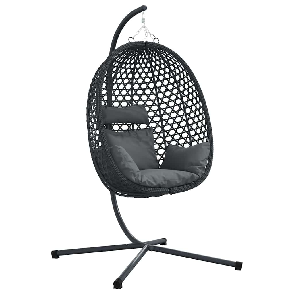 Sedia uovo sospesa polyrattan 104 x 100 x 191 cm