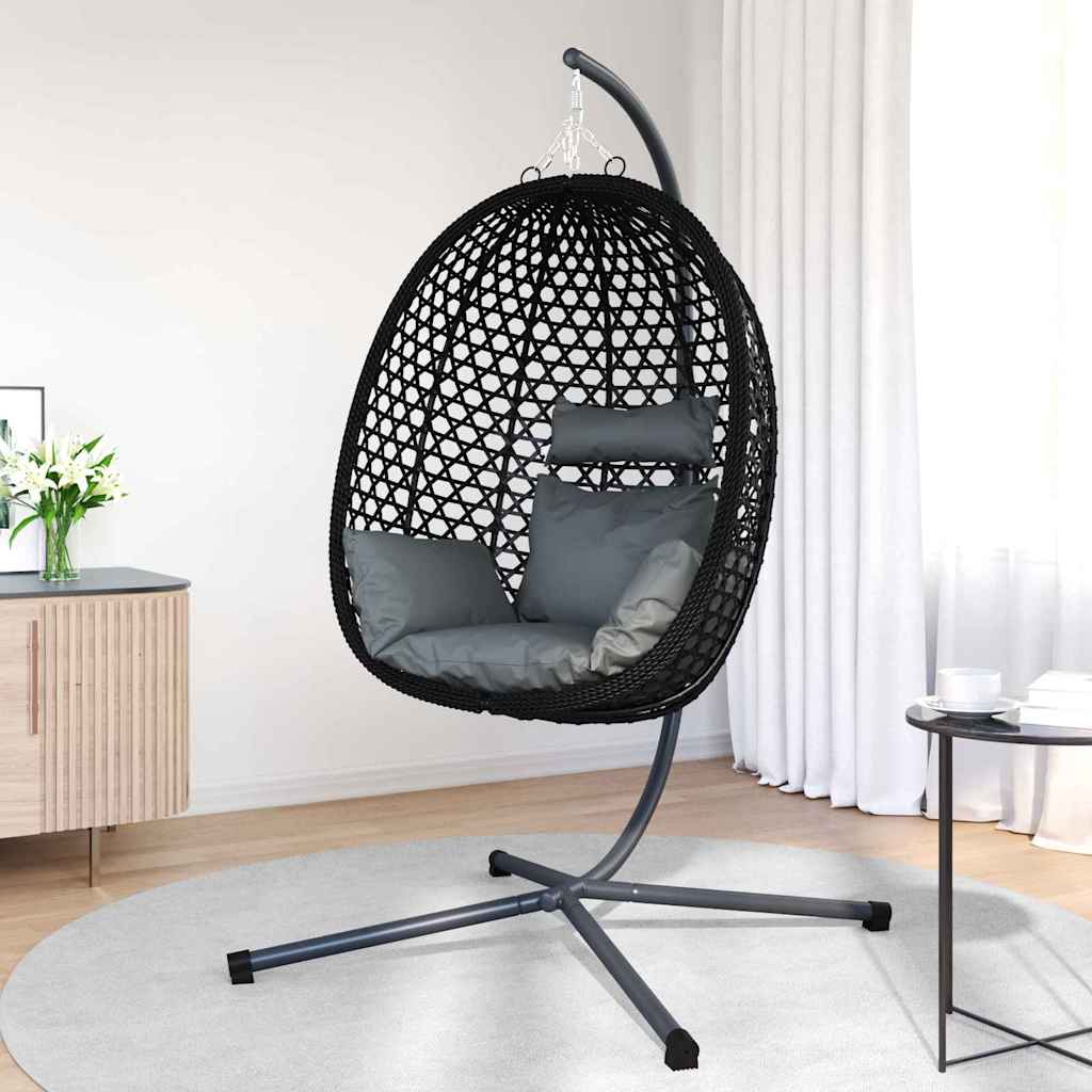 Sedia uovo sospesa polyrattan 104 x 100 x 191 cm
