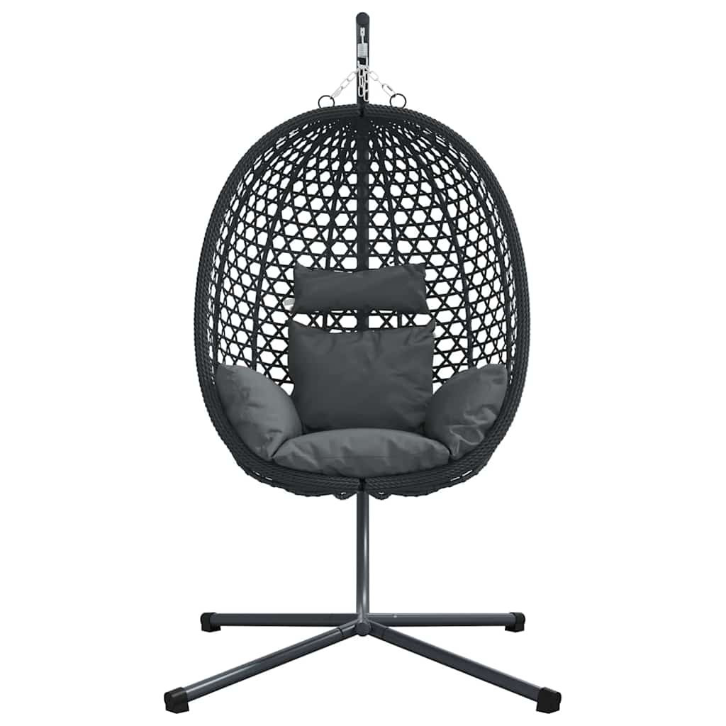 Sedia uovo sospesa polyrattan 104 x 100 x 191 cm