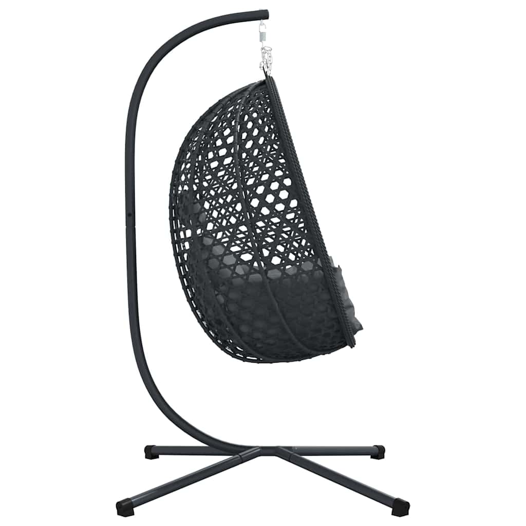 Sedia uovo sospesa polyrattan 104 x 100 x 191 cm