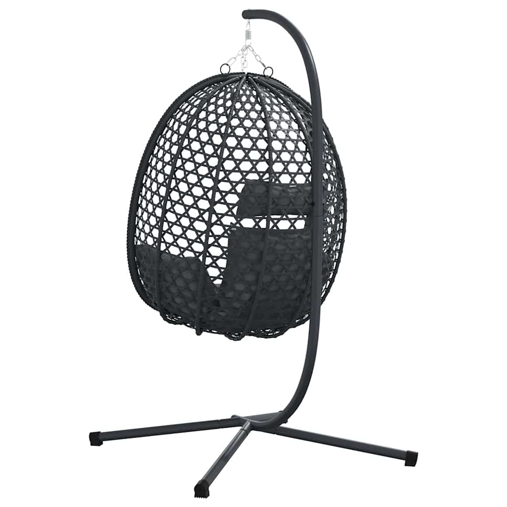 Sedia uovo sospesa polyrattan 104 x 100 x 191 cm