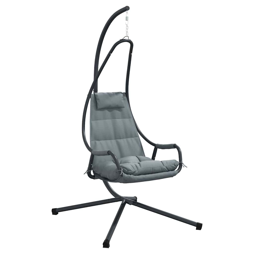 Sedia uovo sospesa Acciaio 94 x 107 x 196,5 cm Antracite