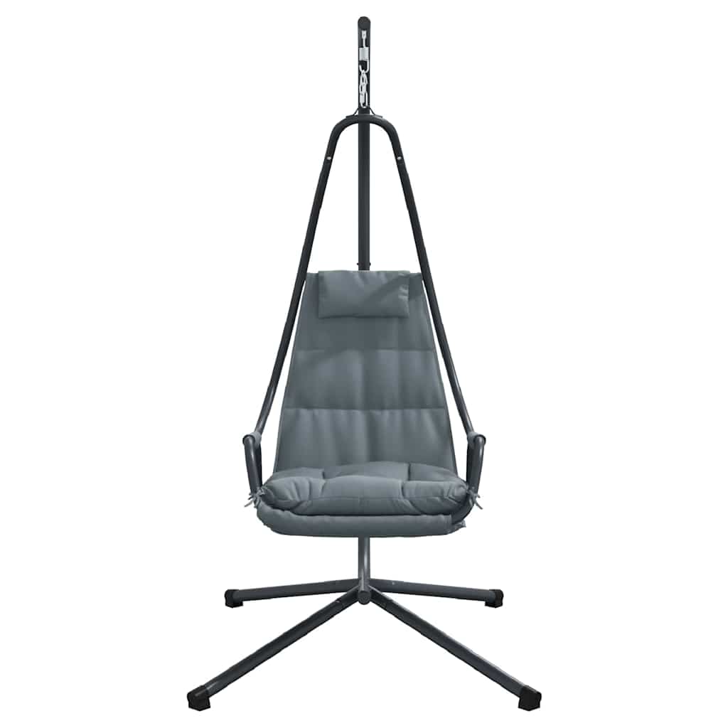 Sedia uovo sospesa Acciaio 94 x 107 x 196,5 cm Antracite