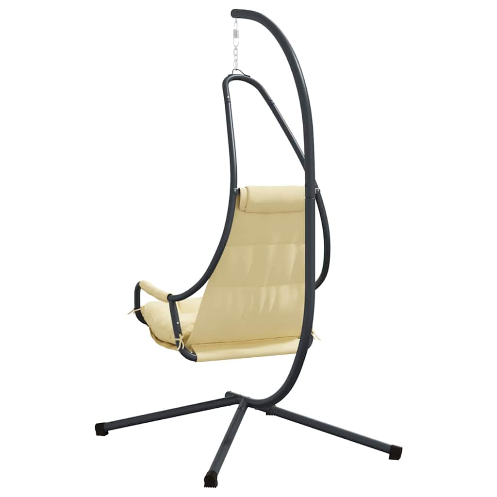 Sedia uovo sospesa Acciaio 94 x 107 x 196,5 cm Beige