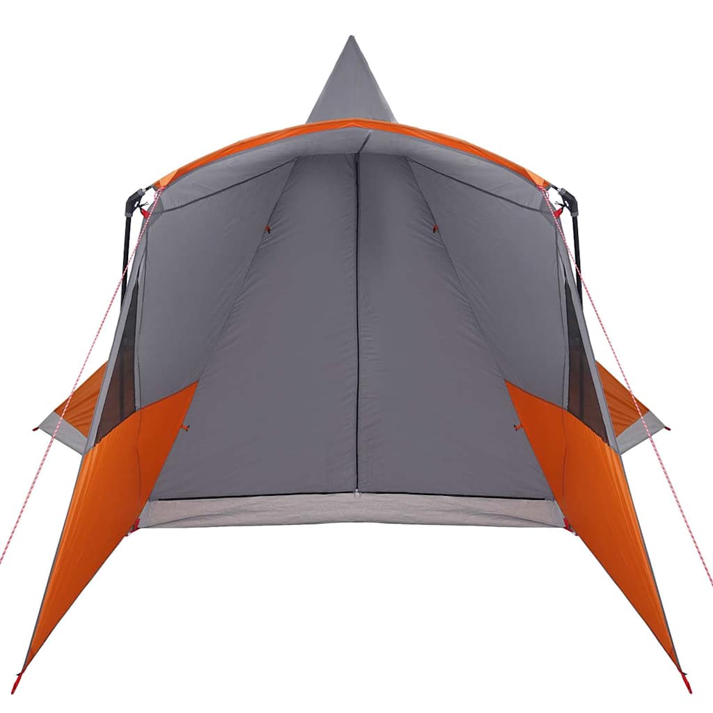 Tenda Teepee per 8 Persone 8 persona Grigio e arancione