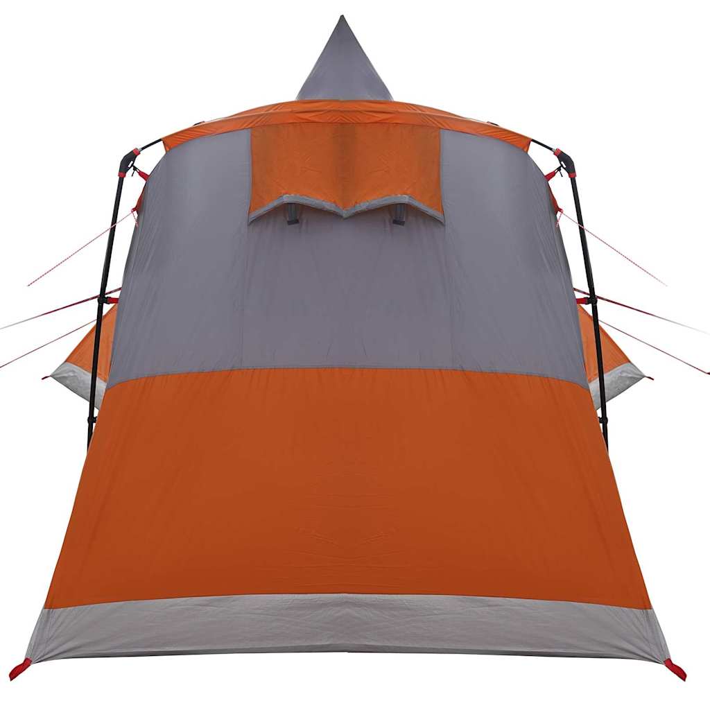 Tenda Teepee per 8 Persone 8 persona Grigio e arancione