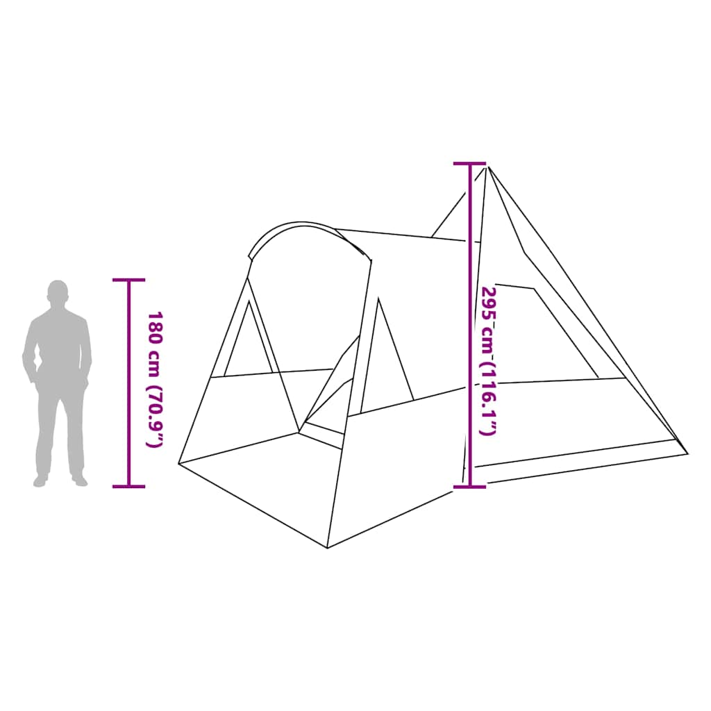 Tenda Teepee per 5 Persone 5 persona Blu