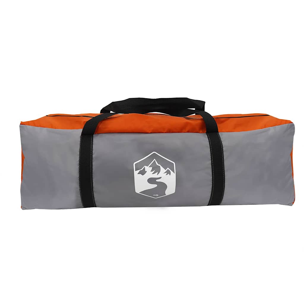 Tenda Tunnel per 8 Persone 8 persona Grigio e arancione