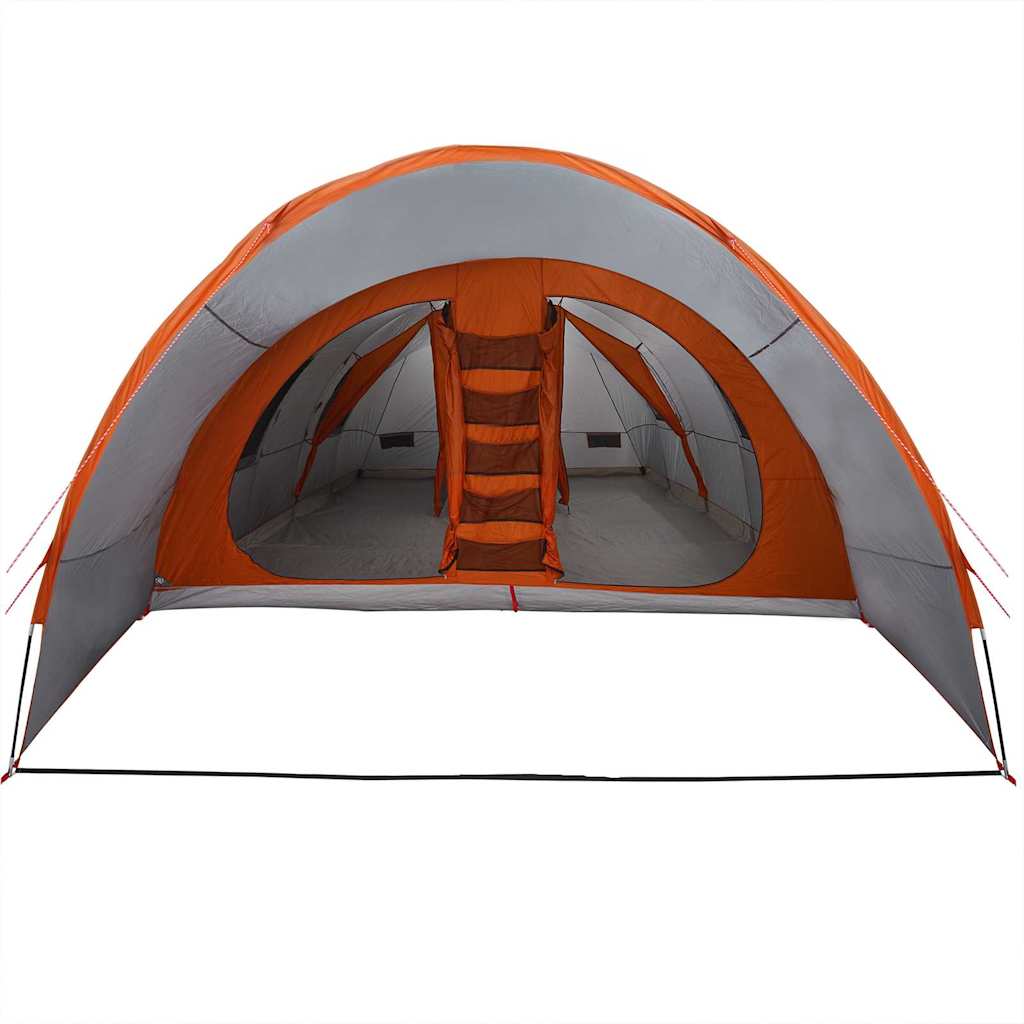 Tenda Tunnel per 8 Persone 8 persona Grigio e arancione