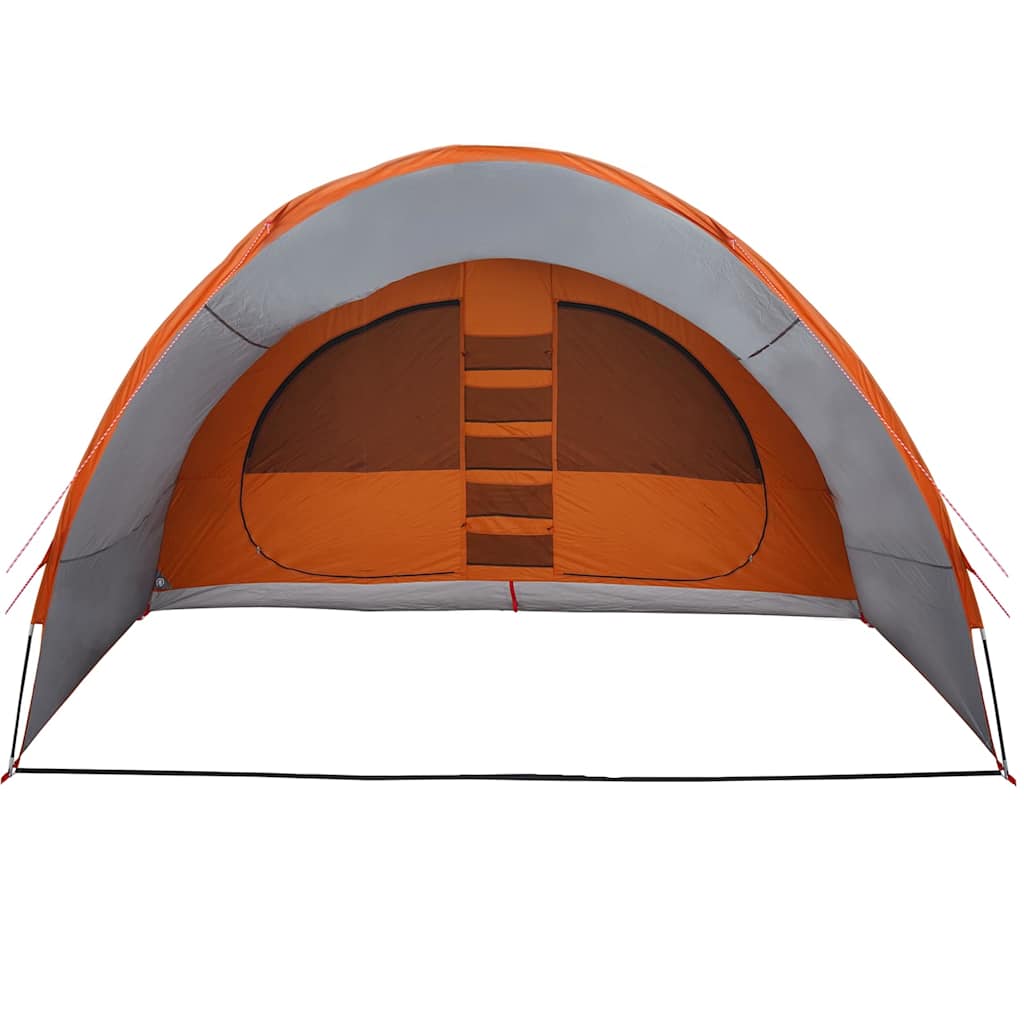 Tenda Tunnel per 8 Persone 8 persona Grigio e arancione