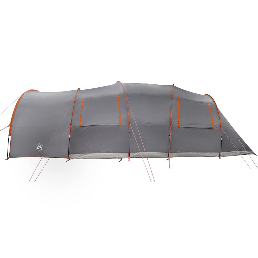 Tenda Tunnel per 8 Persone 8 persona Grigio e arancione
