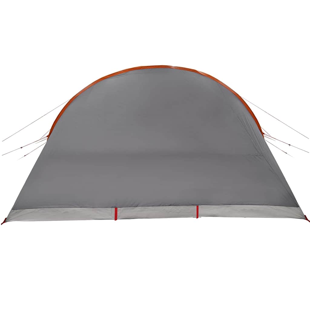 Tenda Tunnel per 8 Persone 8 persona Grigio e arancione
