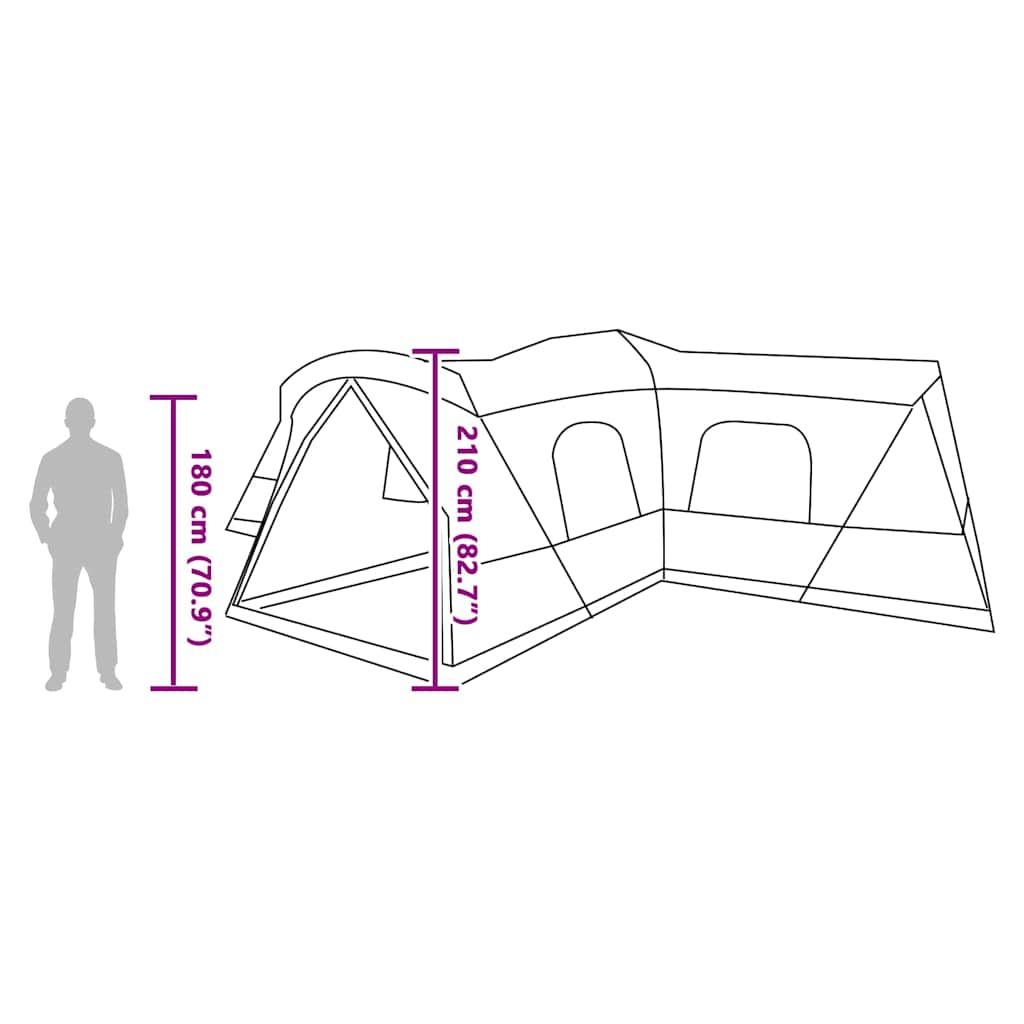 Tenda per 16 persone 16 persona Blu