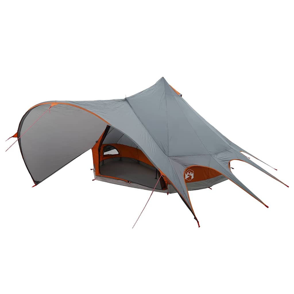 Tenda Teepee per 3 Persone 3 persona Grigio e arancione