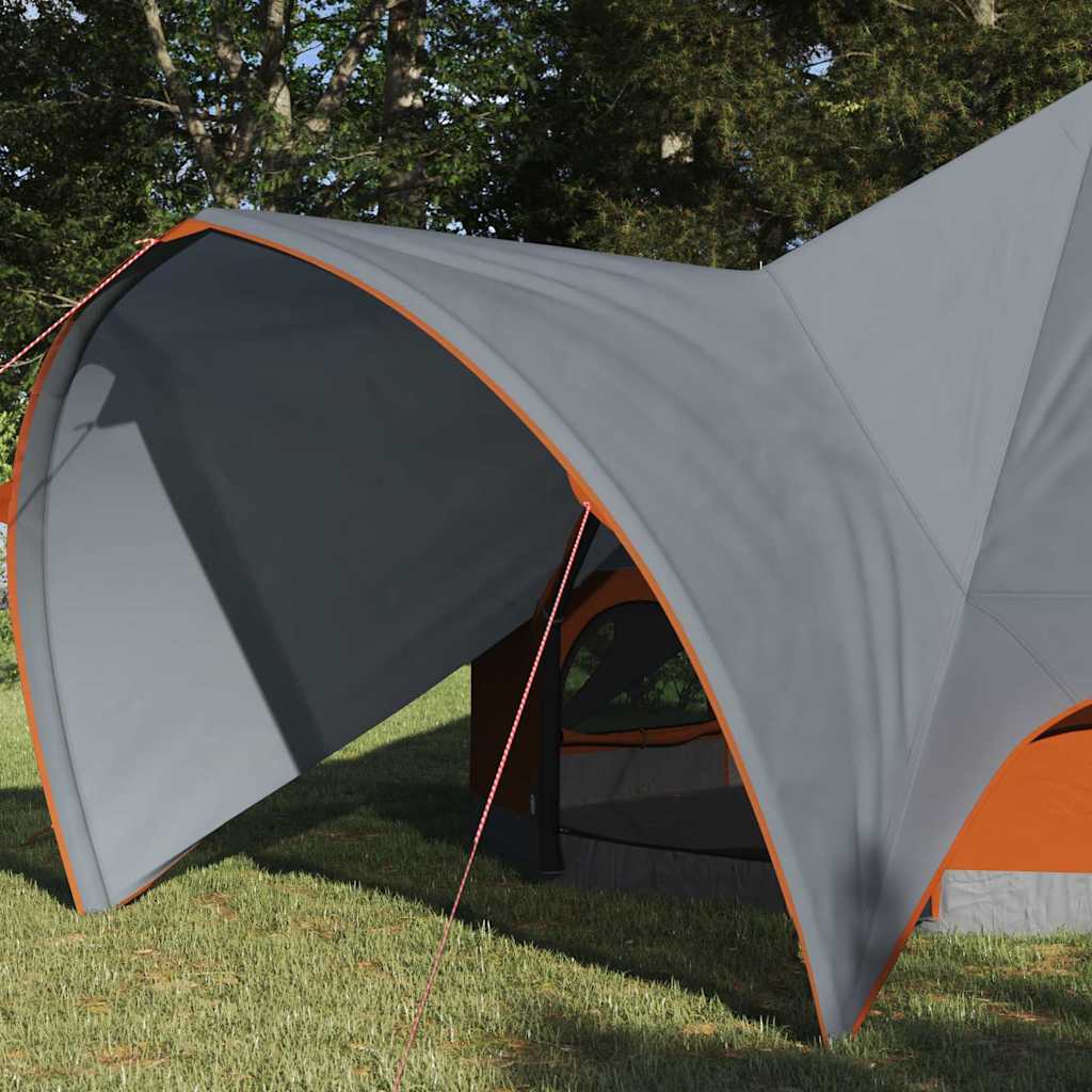 Tenda Teepee per 3 Persone 3 persona Grigio e arancione