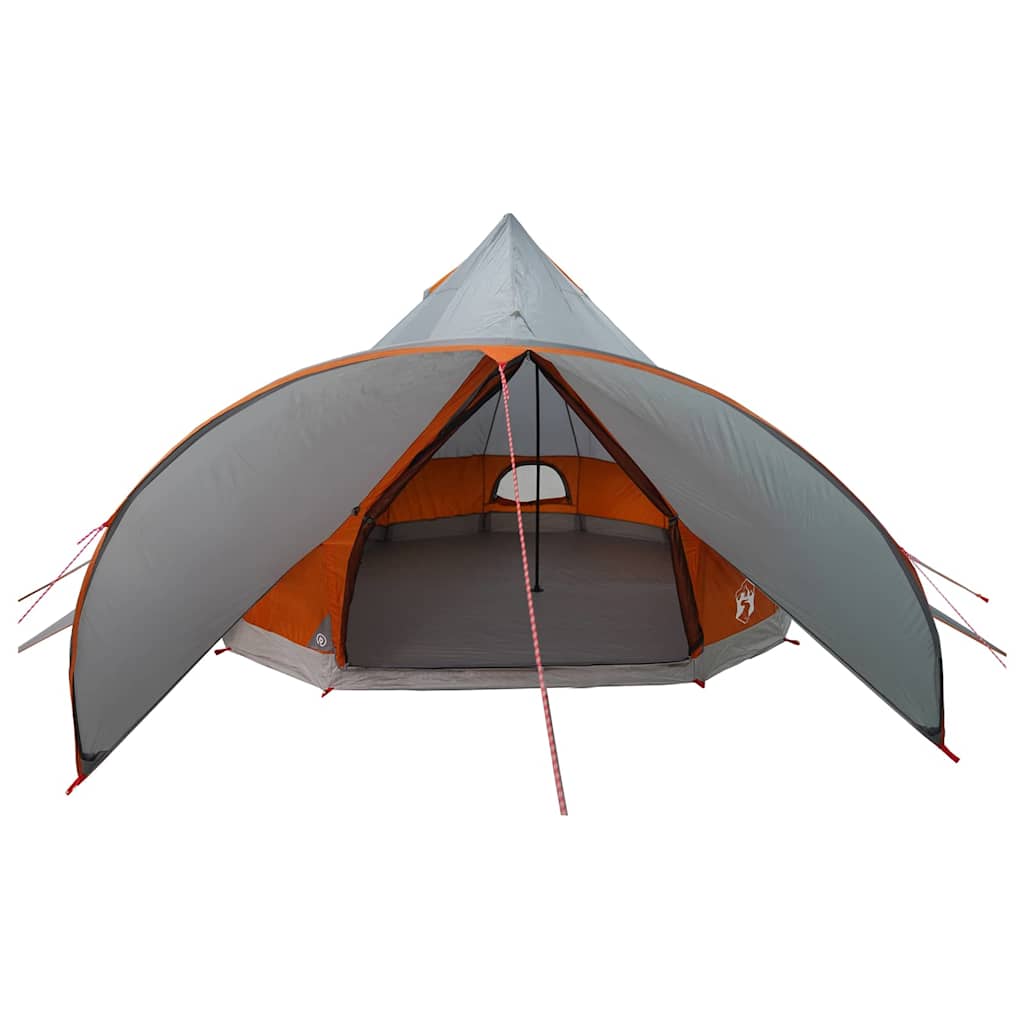Tenda Teepee per 3 Persone 3 persona Grigio e arancione