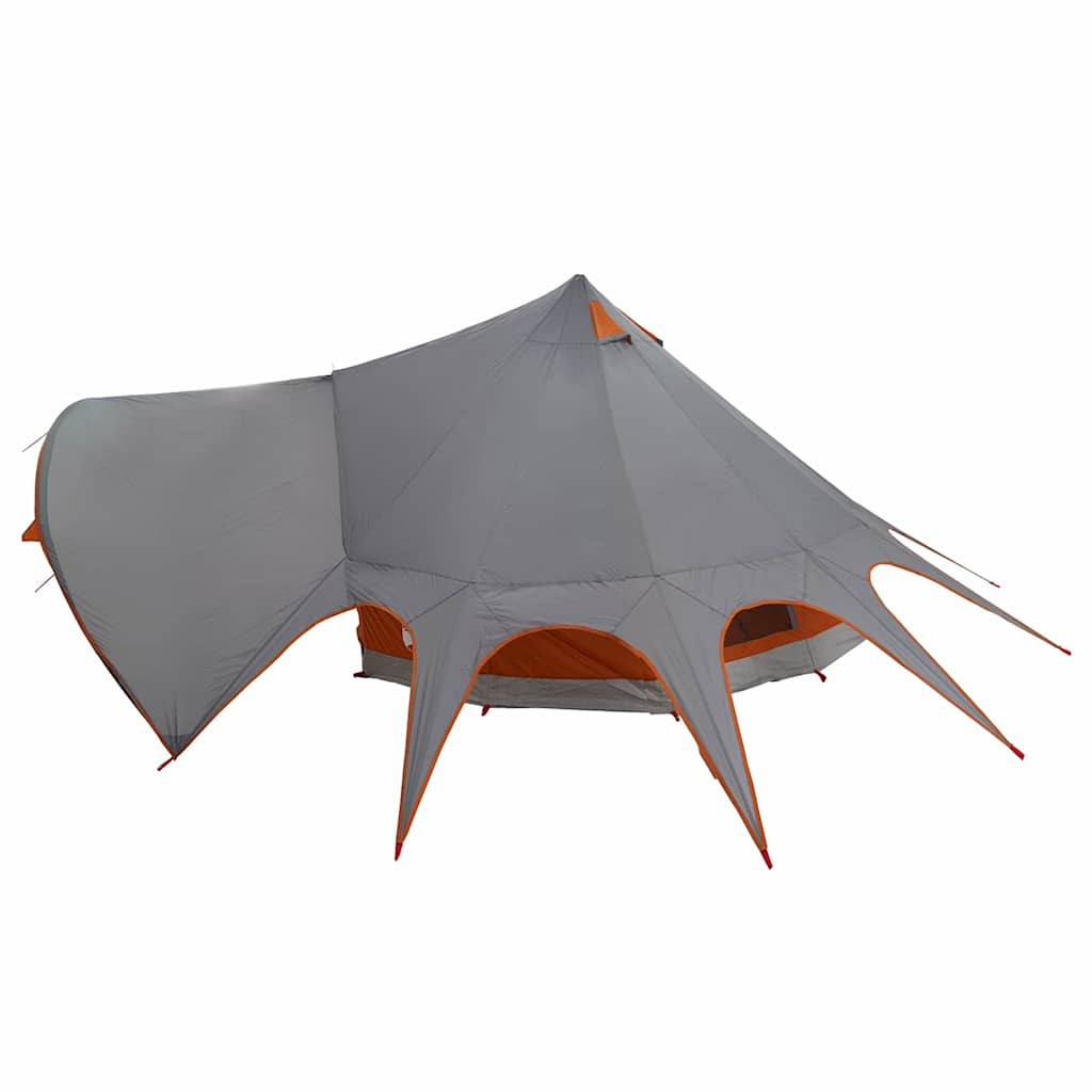 Tenda Teepee per 3 Persone 3 persona Grigio e arancione
