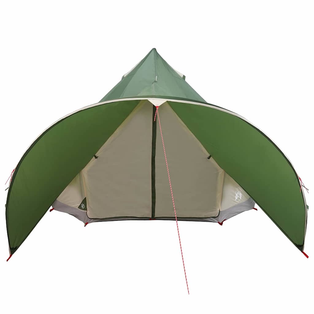 Tenda Teepee per 5 Persone 5 persona Verde e Grigio