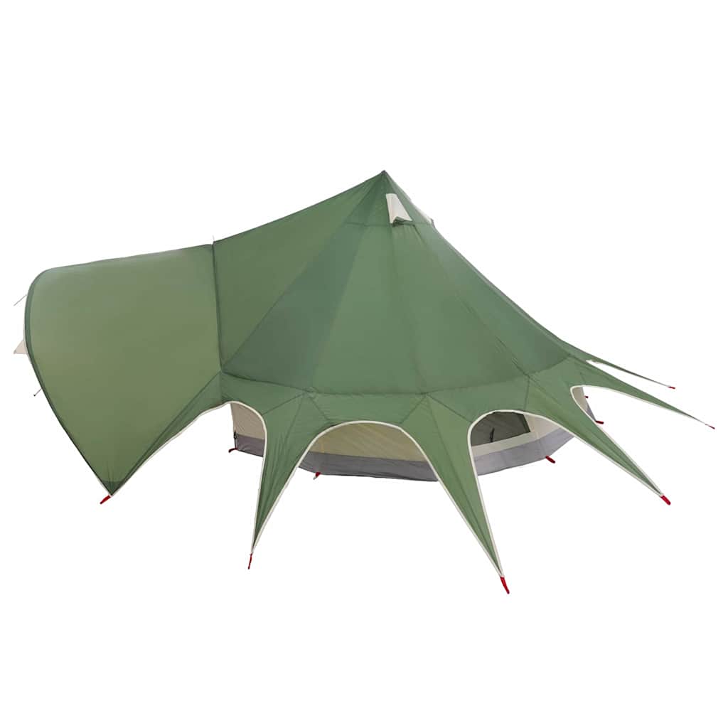 Tenda Teepee per 5 Persone 5 persona Verde e Grigio
