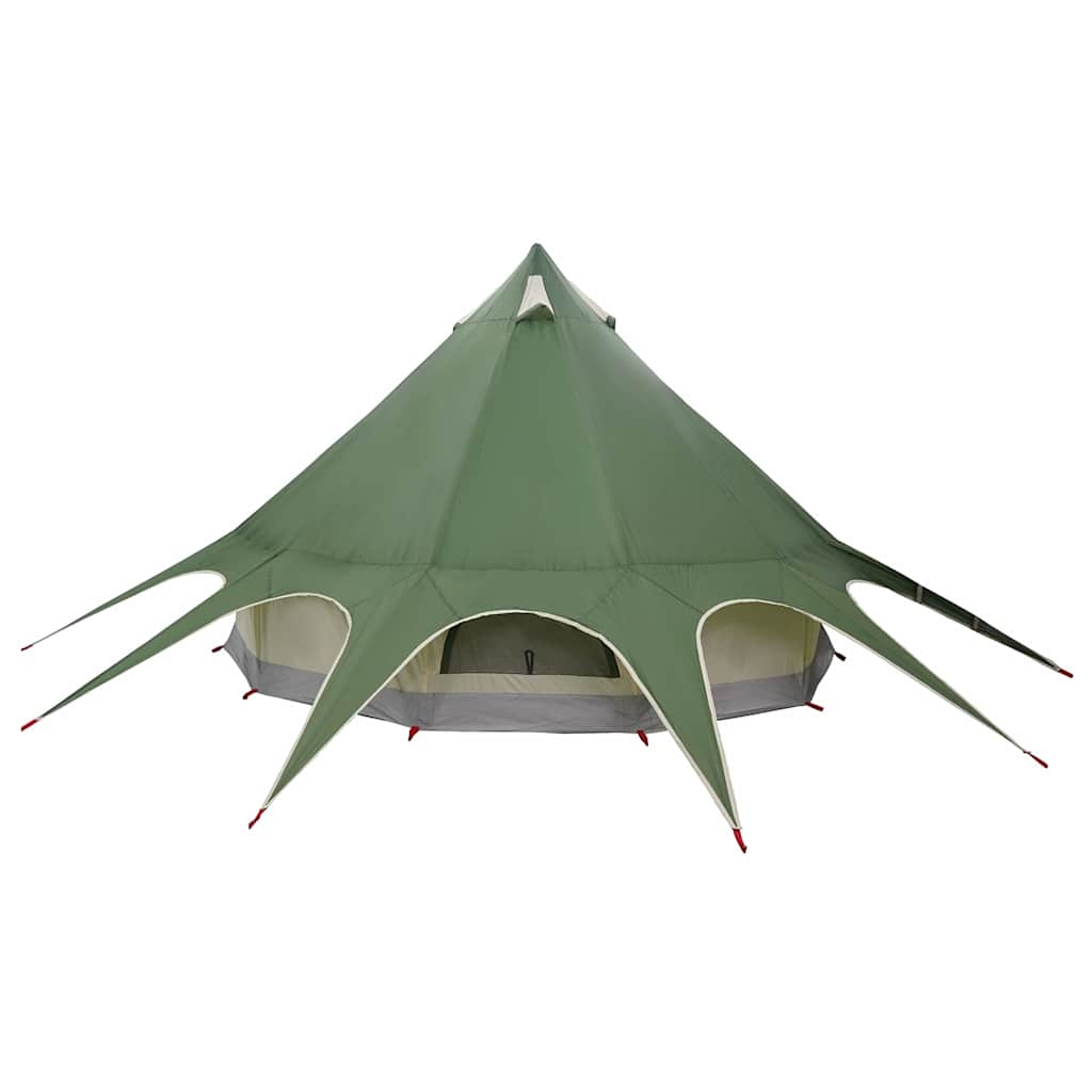 Tenda Teepee per 5 Persone 5 persona Verde e Grigio