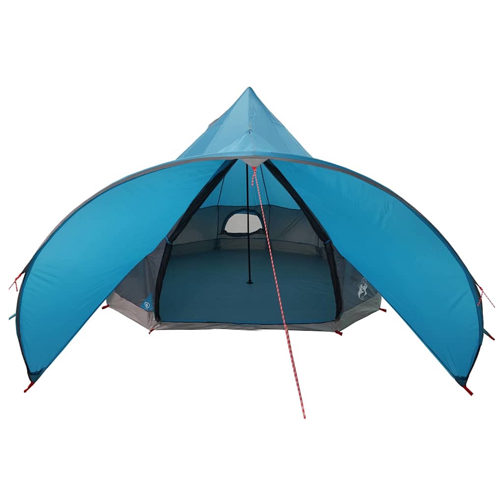 Tenda Teepee per 5 Persone 5 persona Blu e Grigio