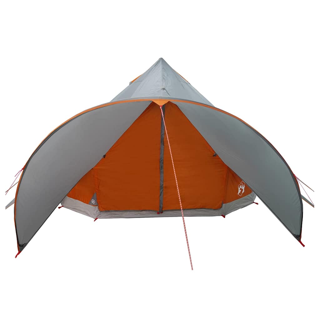 Tenda Teepee per 5 Persone 5 persona Grigio e arancione