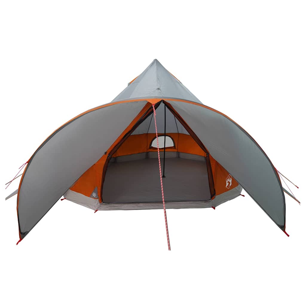 Tenda Teepee per 5 Persone 5 persona Grigio e arancione