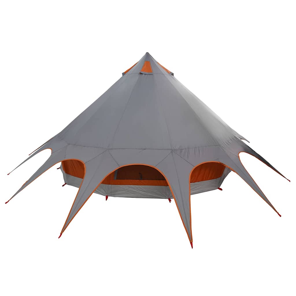 Tenda Teepee per 5 Persone 5 persona Grigio e arancione
