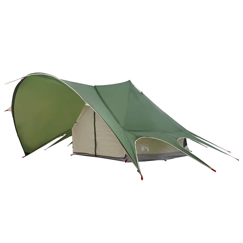 Tenda Teepee per 7 Persone 7 persona Verde e Grigio