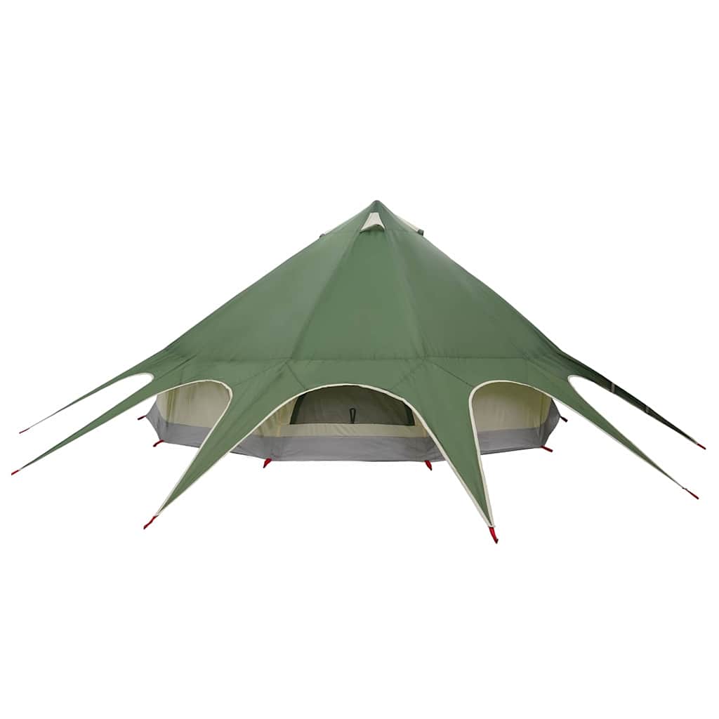 Tenda Teepee per 7 Persone 7 persona Verde e Grigio