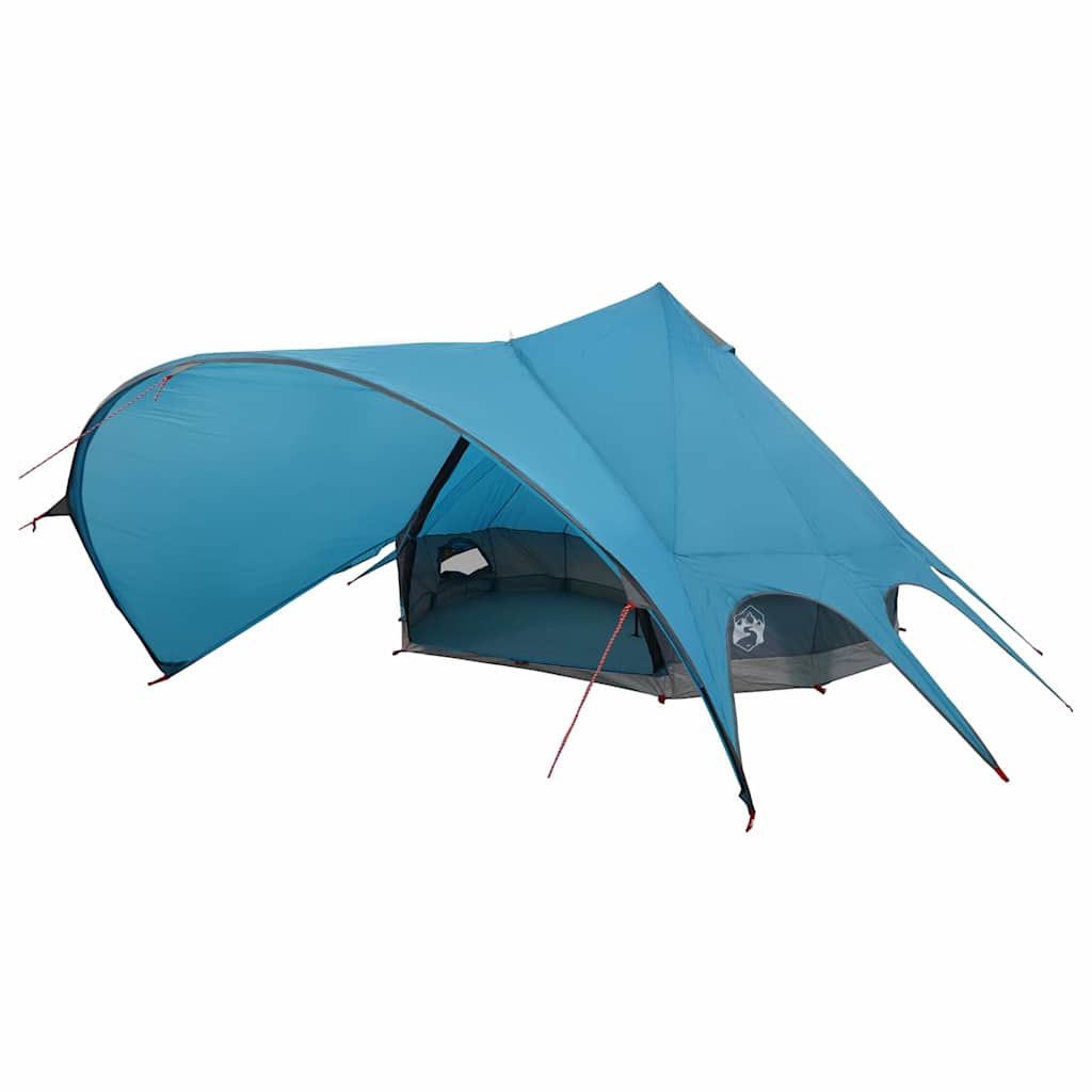 Tenda Teepee per 7 Persone 7 persona Blu e Grigio