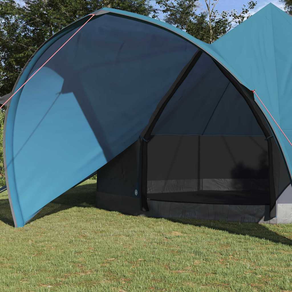 Tenda Teepee per 7 Persone 7 persona Blu e Grigio