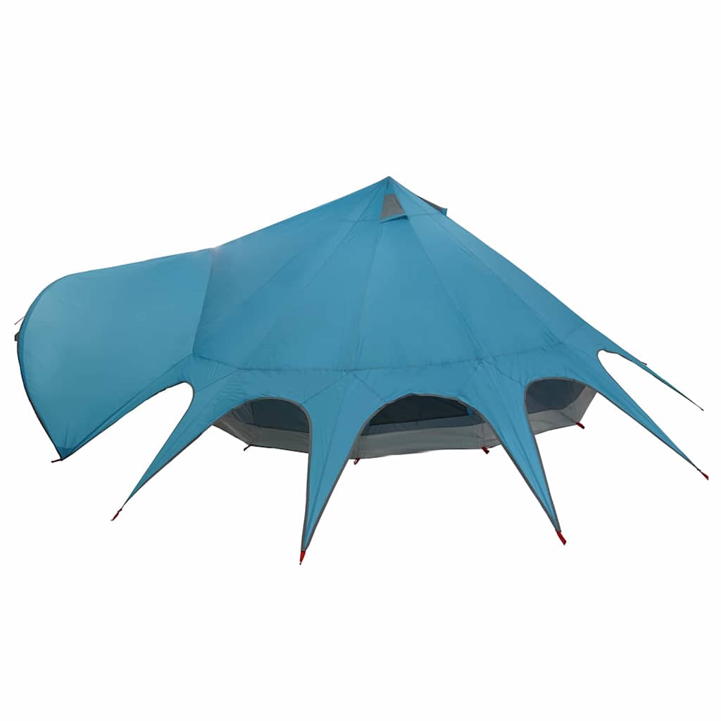 Tenda Teepee per 7 Persone 7 persona Blu e Grigio