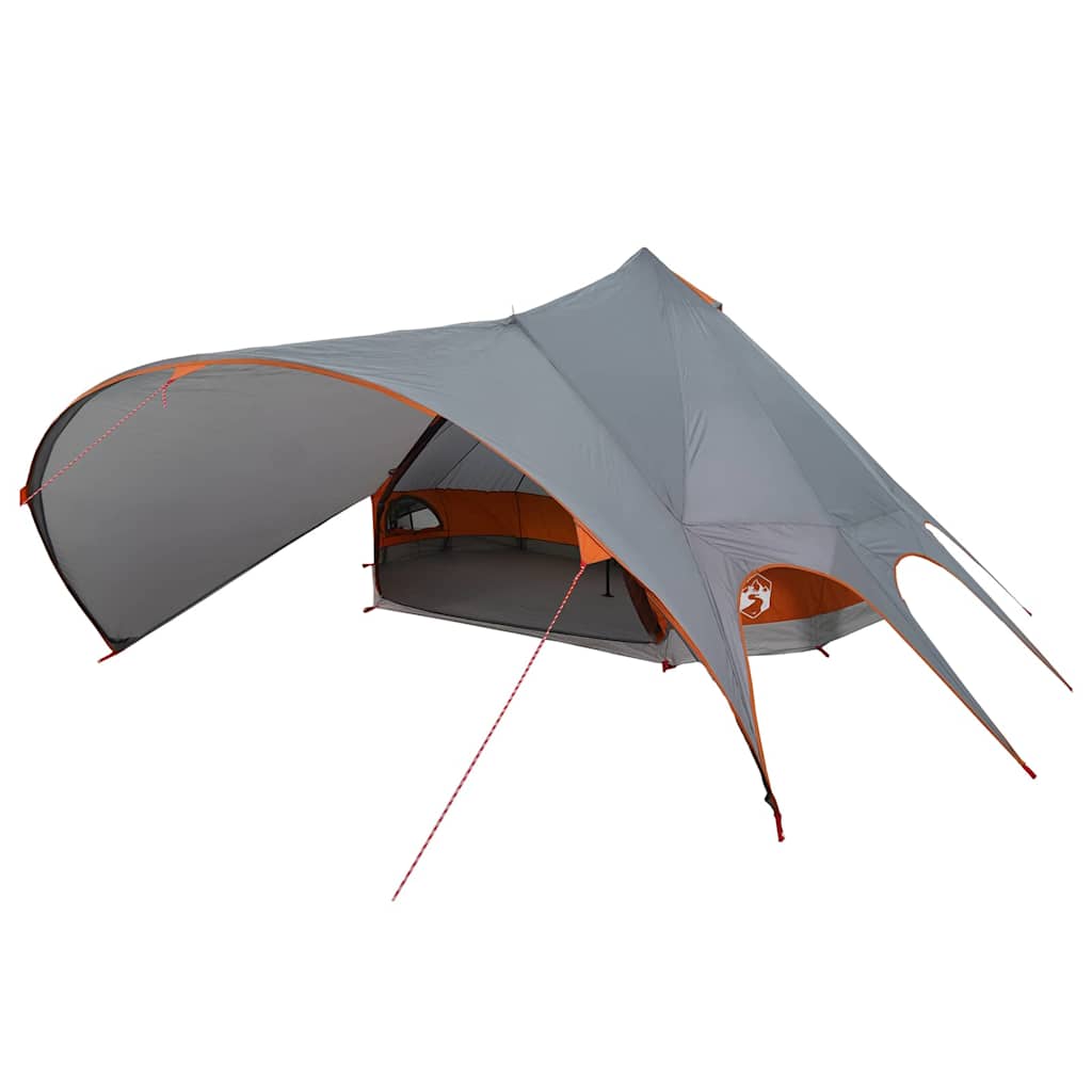 Tenda Teepee per 7 Persone 7 persona Grigio e arancione