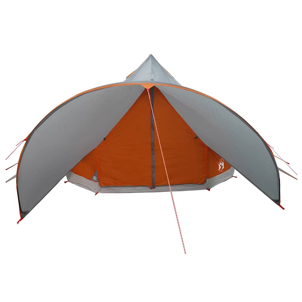 Tenda Teepee per 7 Persone 7 persona Grigio e arancione