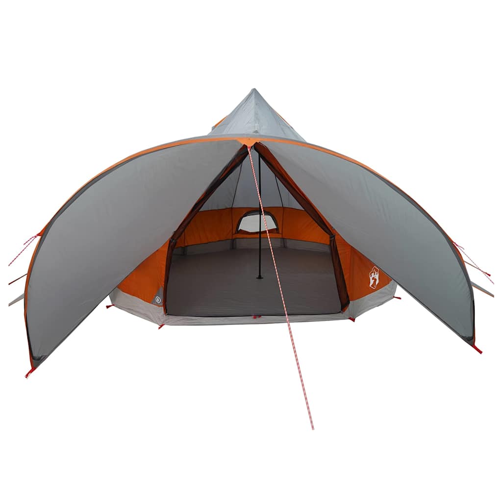 Tenda Teepee per 7 Persone 7 persona Grigio e arancione